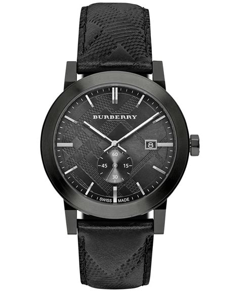 Burberry Women's Swiss Chronograph The Classic Round Black 